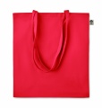 Organic cotton shopping bag, Red