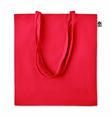 Logo trade promotional giveaways image of: Organic cotton shopping bag