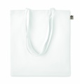 Organic cotton shopping bag, White