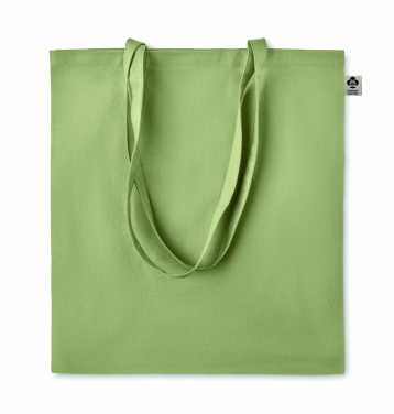 Logo trade promotional merchandise picture of: Organic cotton shopping bag