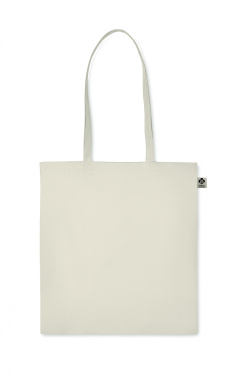 Logo trade promotional products image of: Organic cotton shopping bag