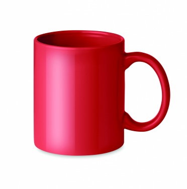 Logo trade promotional items image of: Coloured ceramic mug 300ml