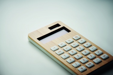 Logotrade promotional items photo of: 12 digit bamboo calculator