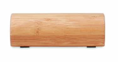 Logo trade corporate gifts image of: Wireless bamboo speaker 2x5W