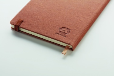 Logo trade advertising products picture of: Recycled Leather A5 notebook