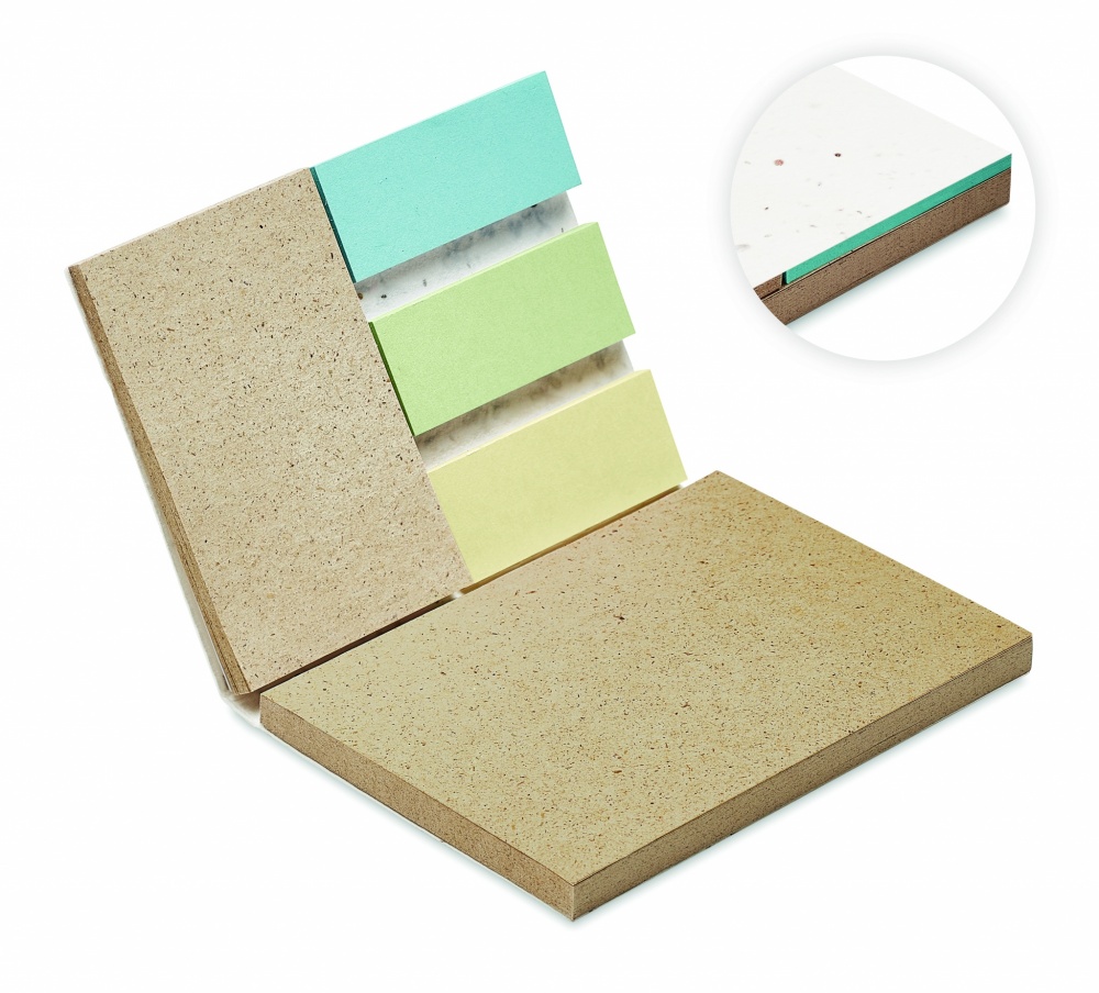 Logotrade promotional merchandise photo of: Grass/seed paper memo pad