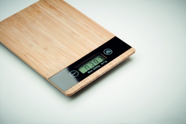 Logotrade business gift image of: Bamboo digital kitchen scales