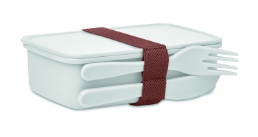 Logo trade promotional gift photo of: Lunch box with cutlery