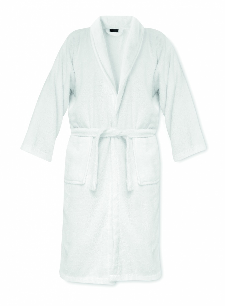 Logo trade promotional items picture of: Bathrobe organic cotton XL/XXL