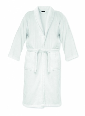 Logo trade promotional merchandise photo of: Bathrobe organic cotton XL/XXL