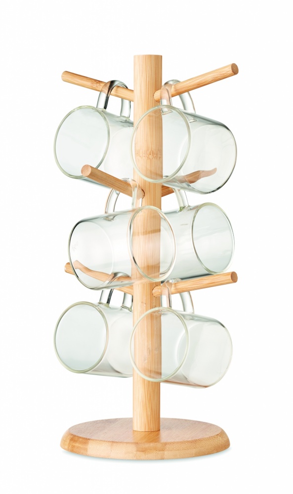 Logotrade promotional item picture of: Bamboo cup set holder