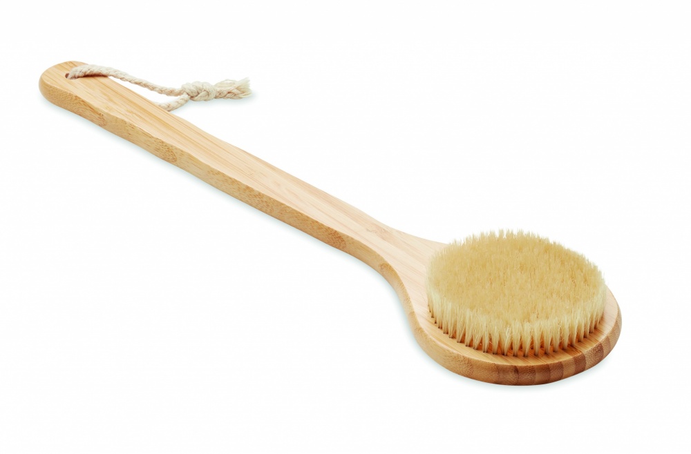 Logo trade corporate gifts image of: Bamboo bath brush