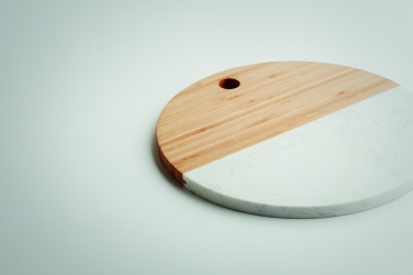 Logo trade promotional merchandise image of: Marble/ bamboo serving board