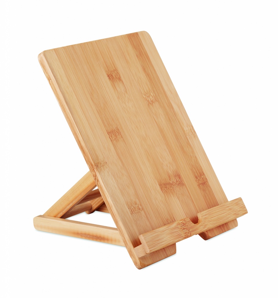 Logotrade promotional products photo of: Bamboo tablet stand TUANUI