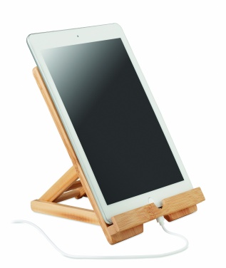 Logotrade promotional giveaway picture of: Bamboo tablet stand