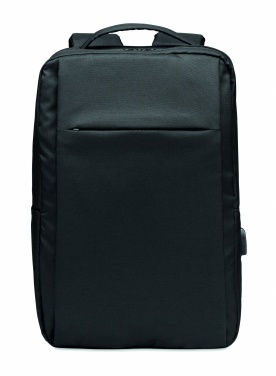 Logotrade promotional item image of: Laptop backpack in 300D RPET