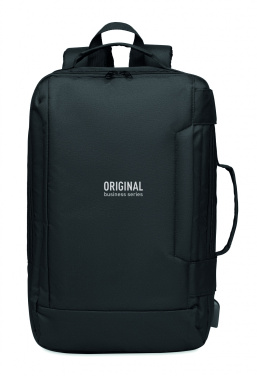 Logo trade promotional items picture of: Laptop backpack in 300D RPET