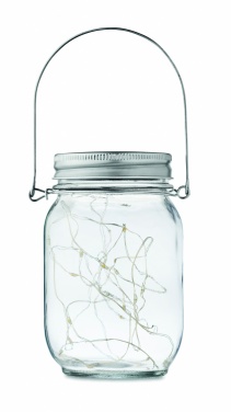 Logo trade promotional products image of: Solar mason jar outdoor lamp