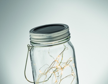 Logo trade advertising product photo of: Solar mason jar outdoor lamp