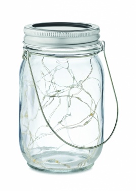 Logo trade advertising product photo of: Solar mason jar outdoor lamp