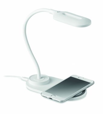 Logo trade corporate gifts image of: Desktop light and charger 10W