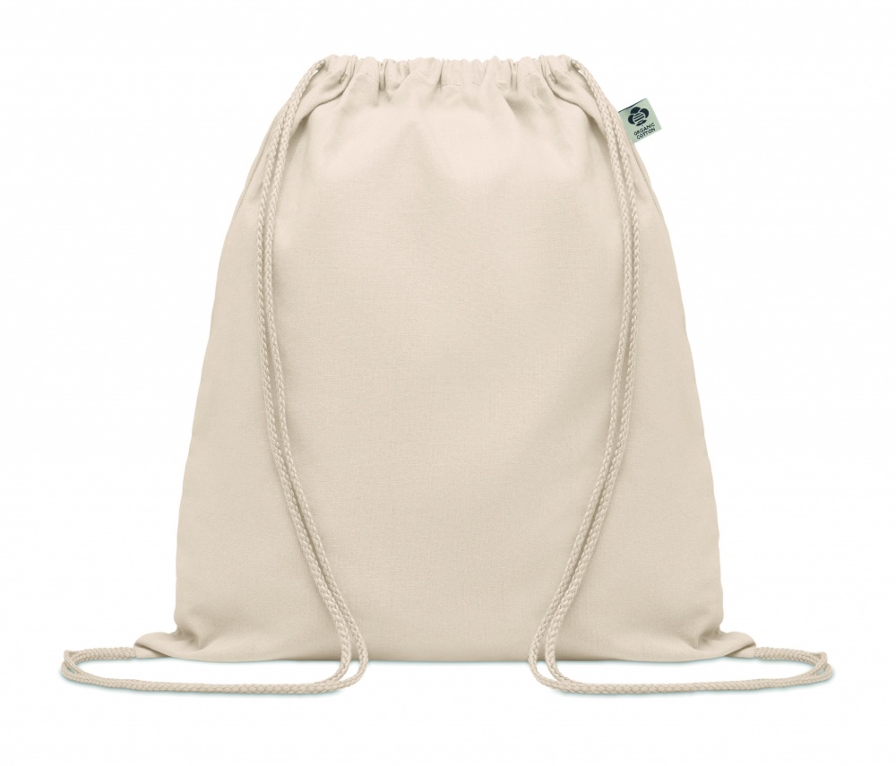 Logotrade advertising product image of: Organic cotton drawstring bag