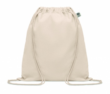 Logo trade advertising product photo of: Organic cotton drawstring bag