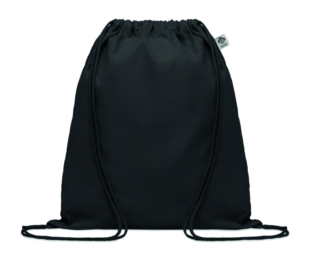 Logotrade promotional product picture of: Organic cotton drawstring bag