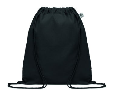 Logotrade promotional gift image of: Organic cotton drawstring bag