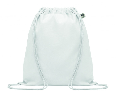 Logo trade corporate gifts picture of: Organic cotton drawstring bag