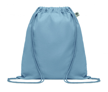 Logotrade promotional gift picture of: Organic cotton drawstring bag