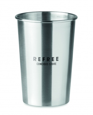 Logo trade promotional items image of: Stainless Steel cup 350ml