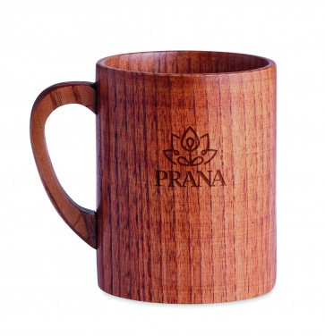 Logotrade advertising product picture of: Oak wooden mug 280 ml