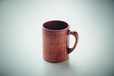 Logo trade business gifts image of: Oak wooden mug 280 ml