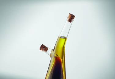 Logo trade promotional product photo of: Glass oil and vinegar bottle