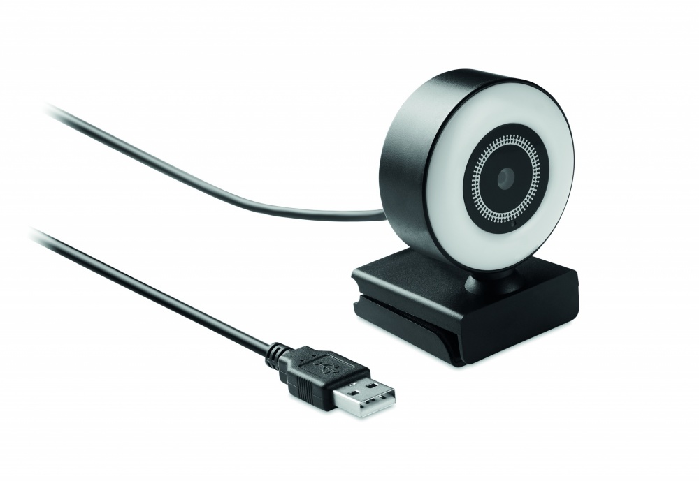 Logotrade promotional gift image of: 1080P HD webcam and ring light