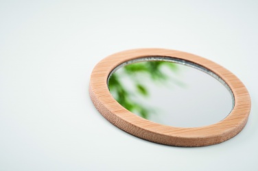 Logotrade promotional giveaways photo of: Bamboo make-up mirror