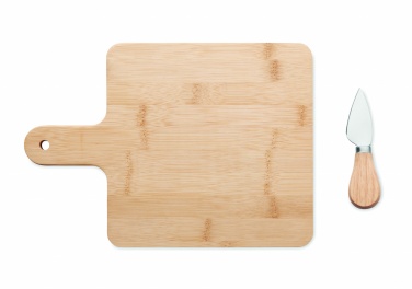 Logotrade advertising products photo of: Cheese board set in bamboo Bremen