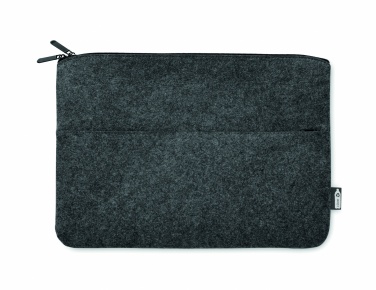 Logotrade corporate gifts photo of: RPET felt zipped laptop bag