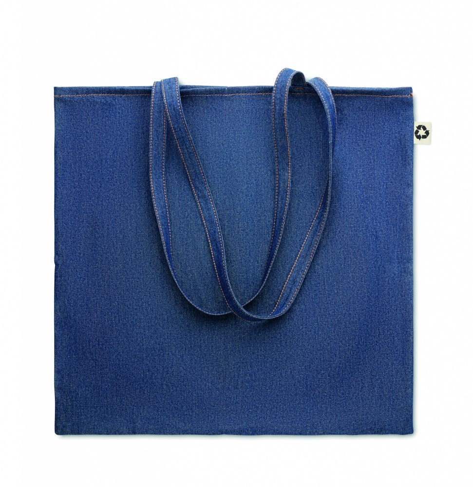 Logo trade promotional merchandise photo of: Recycled denim shopping bag