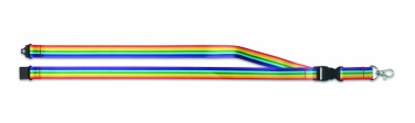 Logotrade promotional product image of: Rainbow RPET lanyard