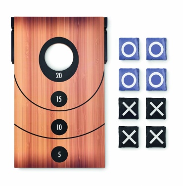 Logo trade business gift photo of: Double sided MDF game set