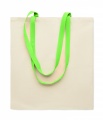 140 gr/m² Cotton shopping bag, Lime