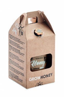 Logo trade promotional item photo of: Wildflower honey jar set 50gr