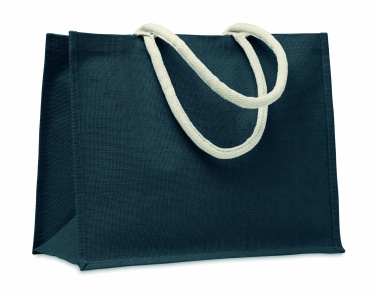 Logo trade promotional products image of: Jute bag with cotton handle