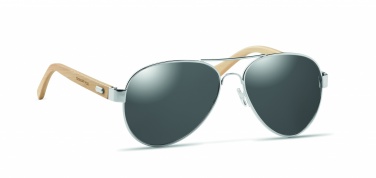 Logotrade corporate gift picture of: Bamboo sunglasses in pouch