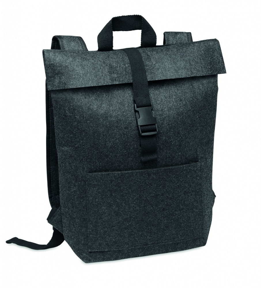 Logo trade corporate gifts picture of: RPET felt backpack