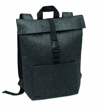 Logo trade advertising products image of: RPET felt backpack