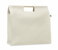 Organic shopping canvas bag, Beige