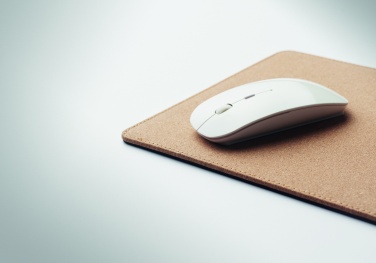 Logo trade advertising product photo of: Cork mouse mat charger 15W